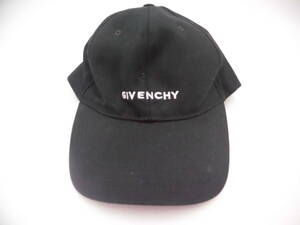 ★ Y74 GIVENCHY ジバンシー メンズ レディース ブランド帽子 キャップ BPZ022P0C4 ロゴ入り フリーサイズ? ブラック ★