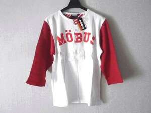 セール★mobusモーブス★ナンバリング七分袖ワッフルT 