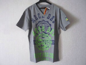 セール★mobusモーブス★VネックTシャツ　　　　　　　　グレー