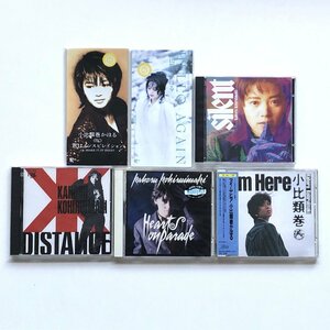 小比類巻かほる　CD 6 枚セットまとめ売り /am-Z-116-4729-.3/君はインスピレイション/Heart on parade/ドラマ主題歌運命の森