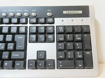 ●一円スタート●LESANCE　PS/2ポートパソコンキーボード　KB02/ad-K-33-4813-.25/中古品/有線キーボード/KB02/日本語109キーボード_画像4