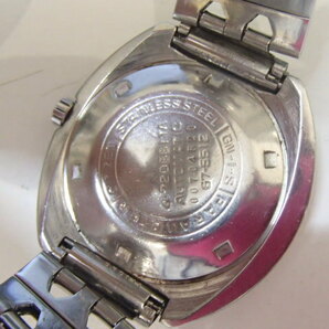 ＃62547 【中古稼働品】 CITIZEN シチズン 自動巻き 腕時計 SEVEN STAR V2 67-5512 ネイビーブルー系文字盤の画像7