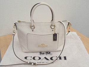 【美品】COACH 2Wayバッグ ショルダーバッグ F31466 ホワイト ＃62707...