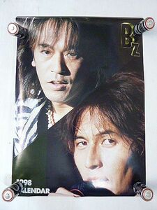 (t460C) не использовался хранение товар B'z бисер 1998 постер календарь товары BZ Inaba Koshi Matsumoto Takahiro коллекция подлинная вещь 