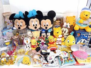 t385② Disney soft toy / mascot / digital Bank / goods sama . summarize large amount Mickey / minnie / Pooh / Beauty and the Beast etc. Disney