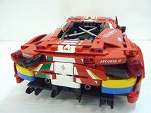 t406 現状品 LEGO レゴ テクニック 42125 FERRARI フェラーリ 488 GTE AF CORSE コルセ #51 ブロック 玩具 ホビー コレクション_画像5