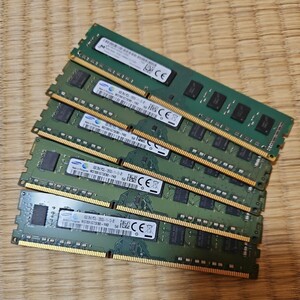 デスクトップ用 パソコンメモリ　DDR3L　8GB 5枚　PC3L-12800U 動作未確認　ジャンク