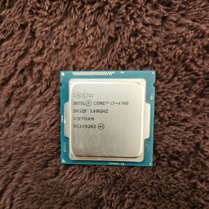 Intel Core i7-4790 LGA1150動作品CPU