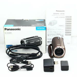 パナソニック HDビデオカメラ W580M ブラウン HC-W580M-T #2405031