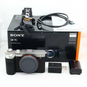  Schott число 4166 раз!! Sony SONY полный размер беззеркальный однообъективный камера α7C корпус серебряный ILCE-7C S #2405061