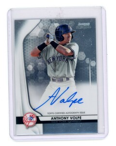 2020 Bowman Sterling Prospect Autographs Anthony Volpe Yankees Rookie Card RC アンソニーボルピー ヤンキース ルーキーカード オート