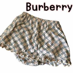 バーバリー スカートパンツ ベビー ブルマ 90㎝ BURBERRY チェック柄