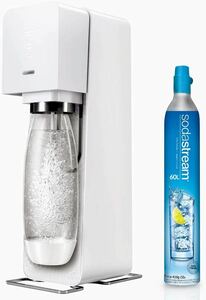 新品 未使用 SodaStream ソーダストリーム SSM1062 炭酸水メーカー Source v3（ソース v3） スターターキット ホワイトお客様台帳 納品書付