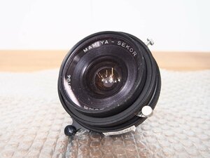 ☆【1F0320-11】 MAMIYA-SEKOR マミヤ 中判カメラレンズ 1:6.3 f=50mm ジャンク
