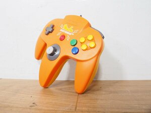 ☆【1W0424-28】 NINTENDO 任天堂 NINTENDO64コントローラ NUS-005 Pikachu ジャンク