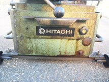 ☆【3F0401-35】 HITACHI 日立 250mm メタルソー 切断機 CU10 三相200V 1cmの鉄筋切断OK ジャンク_画像9