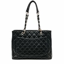 シャネル CHANEL キャビアスキン チェーンショルダーバッグ GST グランドショッピングトート ブラック 黒 12番台 2008～2009年 6-5-138_画像2