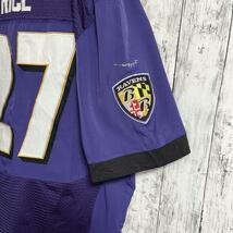 NIKE ナイキ NFL RAVENS レイブンズ ゲームシャツ 2XL 紫 刺繍スウッシュ ナンバリング US古着 ストリート ビッグサイズ HTK3807_画像4