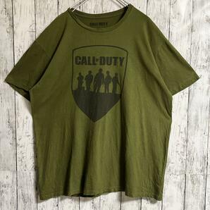 COD コールオブデューティ ゲームTシャツ オリーブグリーン XL ビッグサイズ US古着 アメカジ HTK3858