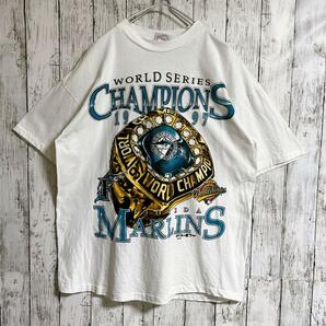 90's MLB メジャーリーグ マリナーズ USA製 アメリカ製 ビンテージTシャツ 白 XL 90年代ヴィンテージ シングルステッチ US古着 HTK3931