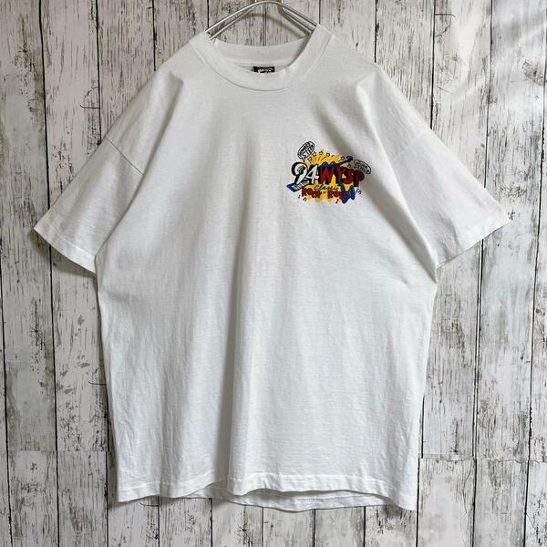 90's フルーツオブザルーム USA製 アメリカ製 ビンテージTシャツ XL 白 90年代ヴィンテージ シングルステッチ HTK3992