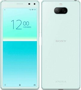 SIMフリー 白ロム Xperia 8 902SO ブルー Y!mobile SIMロック解除済み スマートフォン 格安SIMOK 充電ケーブル付き★未使用 本体のみ