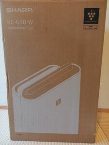 ★未使用★シャープ SHARP 加湿空気清浄機 2018年式 KC-G50-W ホワイト系 プラズマクラスター7000