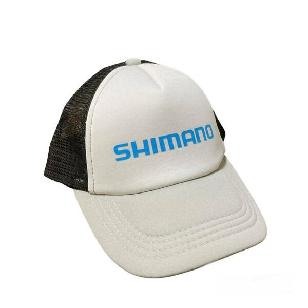 【美品】SHIMANO シマノ　ロゴ　メッシュキャップキャップ 帽子 シマノ SHIMANO フィッシング 裏地メッシュ