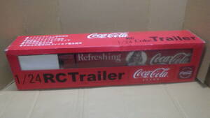 ⑭ SIS 1/24 RC радиоконтроллер Coca * Cola прицеп Refreshing Trailer текущее состояние товар 