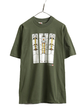 90s ★ フランクロイドライト アート イラスト プリント Tシャツ メンズ L / 90年代 FRANK LLOYD WRIGHT オフィシャル 建築家 グラフィック_画像1