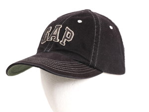 90s OLD GAP ベースボール キャップ メンズ レディース M L / 古着 90年代 オールド ギャップ 帽子 ローキャップ 当時物 6パネル ブラック