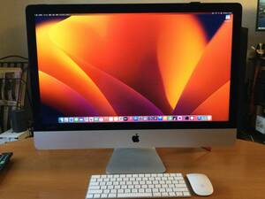 iMac 27inch 5K 2017 year, disk 1TB,US keyboard,Ventura install model. memory is 64GB. enhancing settled.