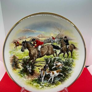英国 ROYAL VALE アンティーク 絵皿