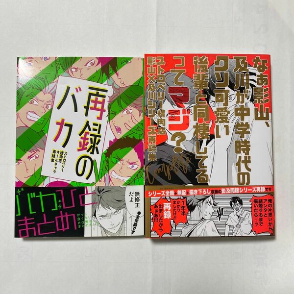 再録のバカ　なぁ影山、及川が中学時代のクソ可愛い後輩と〜　ストロベリー精肉店