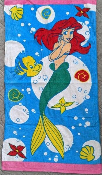 ディズニー アリエル バスタオル 新品