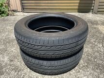 夏タイヤ 155/65R14 ダンロップEC202 2本_画像1