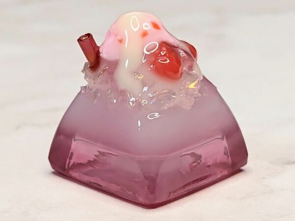 ■ICY★キーキャップ+かき氷+苺アイス+□ｱﾙﾁｻﾞﾝｷｰｷｬｯﾌﾟ□■