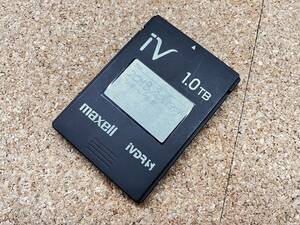  Hitachi mak cell maxell iVDR cassette hard disk 1TB( black )S/N:D90U1M3P