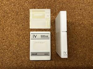  Hitachi mak cell maxell iVDR cassette hard disk 500GB( silver )S/N:M7GLE8BE
