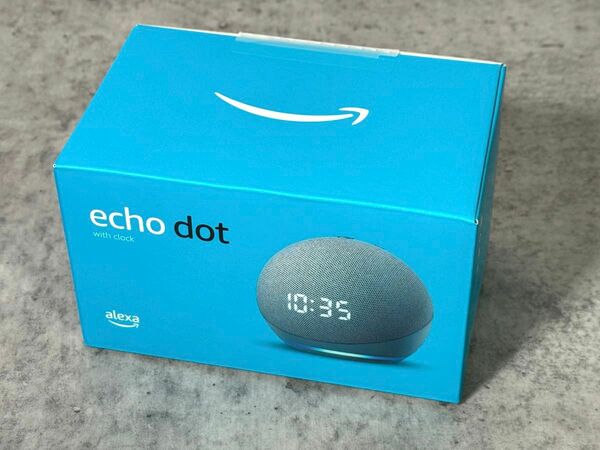 【新品未開封】Amazon Echo Dot with Clock 第4世代 トワイライトブルー 時計付き スマートスピーカー