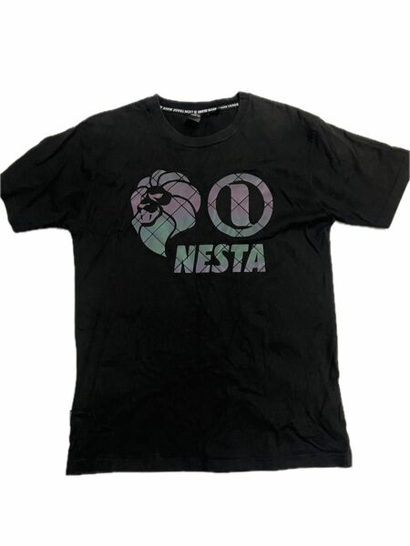 NESTAブランド 半袖Tシャツ 黒