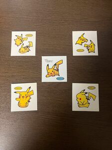 ポケモンパンデコキャラシール ピカチュウセット