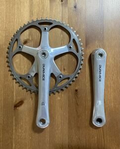 即決 競輪 クランク セット シマノ SHIMANO デュラエース DURA-ACE NJS 167.5 PCD144 51T オクタリンク トラック FC-7710 刻印ピン セット