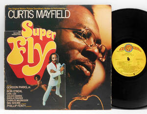 ★US ORIG LP★CURTIS MAYFIELD/Super Fly 1972年 Bell Sound刻印 音圧凄 変形カバー ブラックムービー傑作サントラ PETE ROCK他ネタ満載