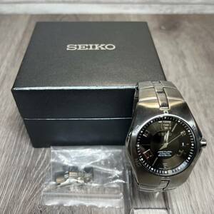 【YH-8891】中古現状品 SEIKO ARCTURA KINETIC AUTO RELAY セイコー キネテック 5J32-0AP0 腕時計 稼動 