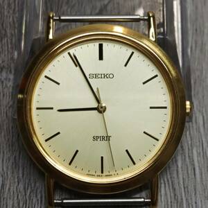 ●【YH-9077】中古現状品 SEIKO セイコー SPRIT 5F21-6000 現状不動品 ケースのみ 【レタパ可】