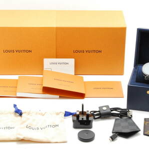 LOUIS VUITTON ルイヴィトン タンブール ホライズン ウォッチ 腕時計 QA00 元箱/付属品付 の画像1