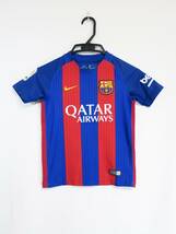 バルセロナ 16-17 ホーム ユニフォーム ジュニアXS 130cm ナイキ NIKE Barcelona サッカー シャツ ジュニア キッズ_画像1
