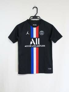 パリ・サンジェルマン PSG 19/20 4th ユニフォーム ジュニアL 150-160cm ナイキ NIKE Paris Saint-Germain サッカー シャツ 黒 ブラック