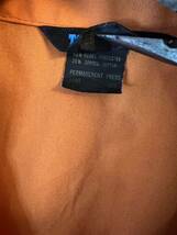 オールインワン ツナギ つなぎ エンジニア メカニック オレンジ系　半袖　重ね着　アメリカ製　ビンテージ　XLくらい ビックサイズ　_画像3